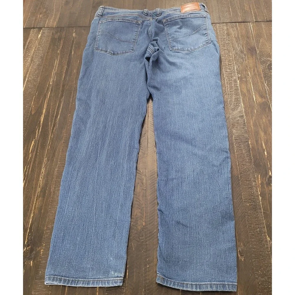 Fat Face Men's Slim Straight Denim Jeans 32x29 Classic Blue Wash